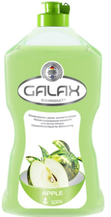 GALAX Рідина для посуду "Яблуко" 500г концентрат